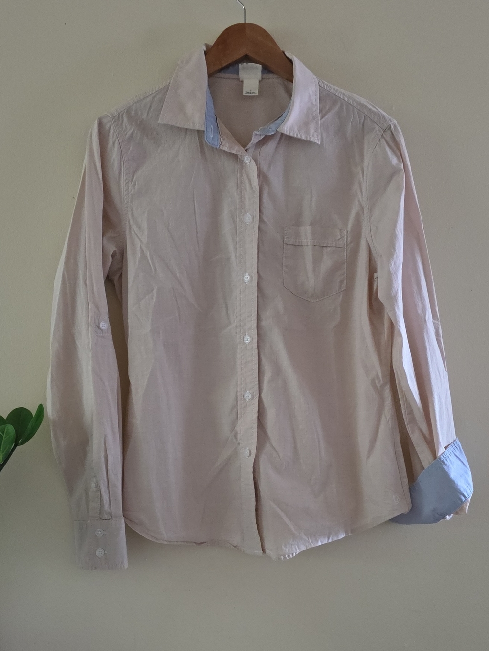 MEC Women's  Organically Grown Cotton LS Convertible Button Down Shirt - L